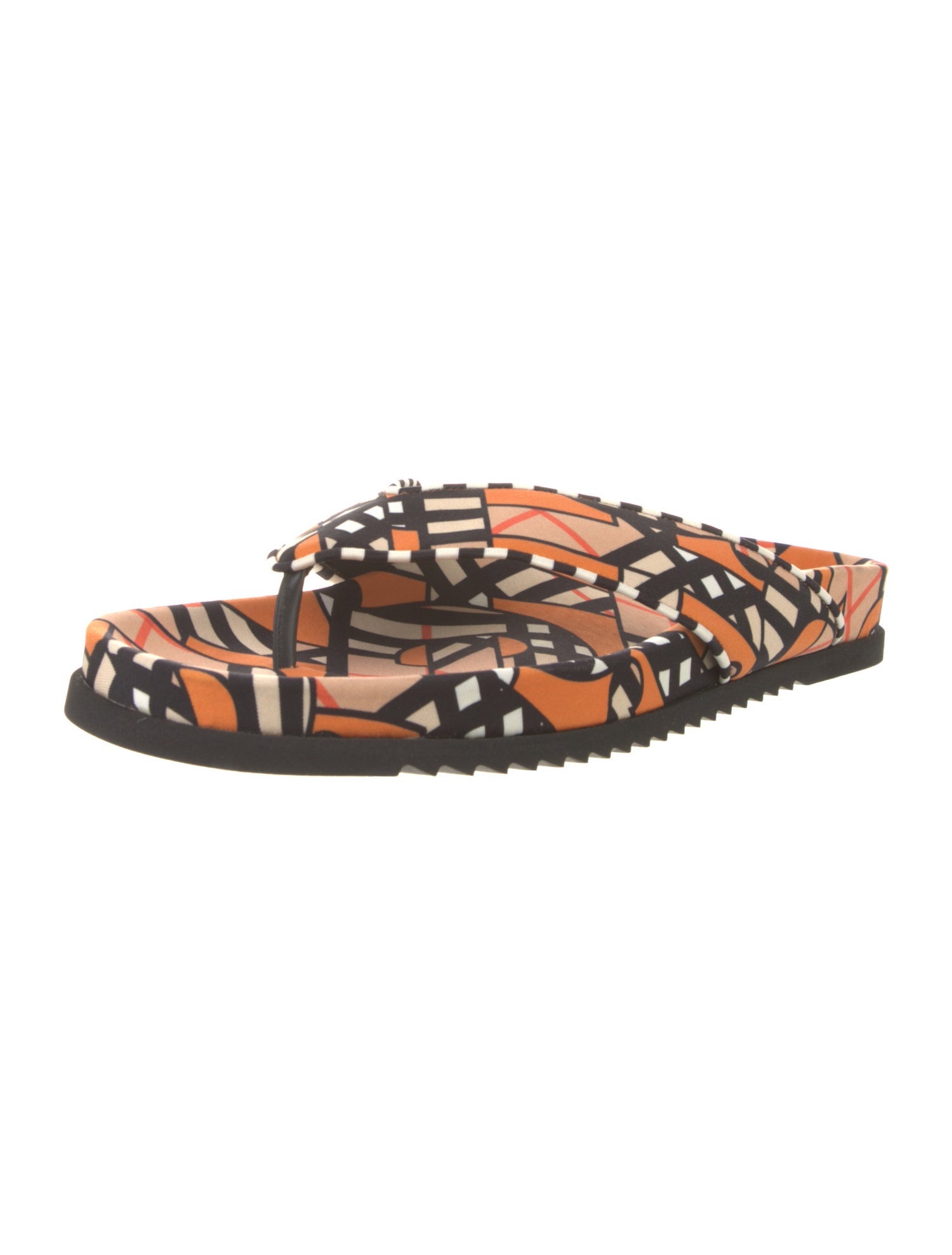 Burberry Printed Flip Flops