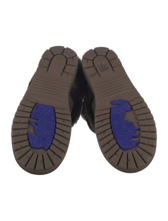 Burberry Suede Fur Trim Boots