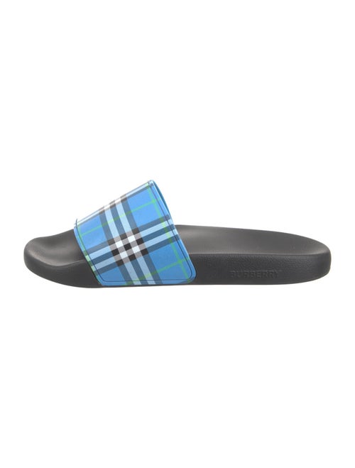 Burberry Nova Check Pattern Rubber Slides