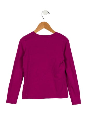 Burberry Girls' Solid Long Sleeve Shirt