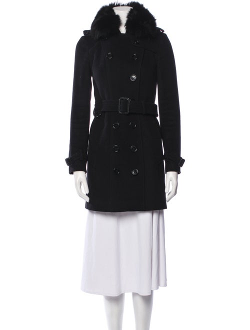 Burberry Wool Fur Coat