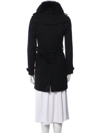 Burberry Wool Fur Coat