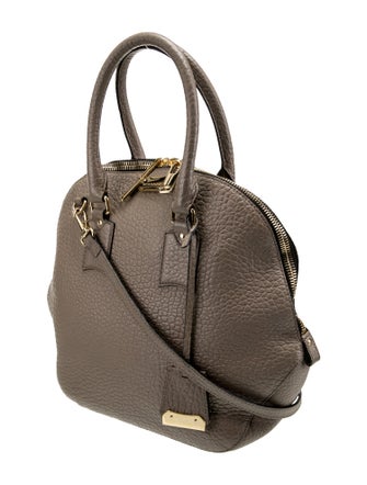 Burberry Leather Top Handle Bag