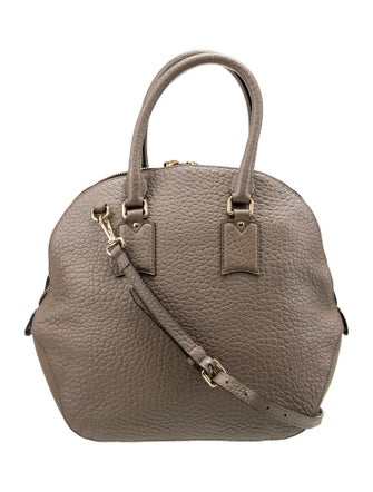 Burberry Leather Top Handle Bag