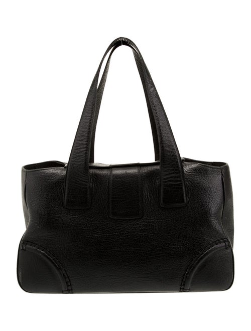 Burberry Leather Top Handle Bag