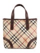 Burberry Haymarket Check Top Handle Bag