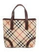 Burberry Haymarket Check Top Handle Bag