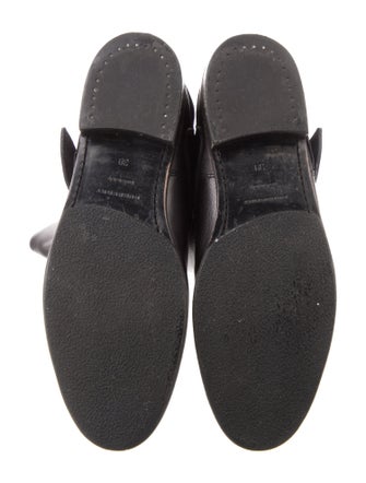 Burberry Leather Riding Boots
