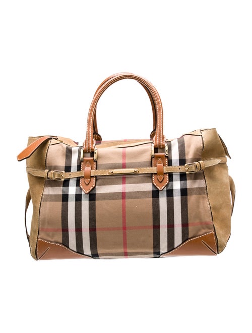 Burberry Canvas Weekender Bag