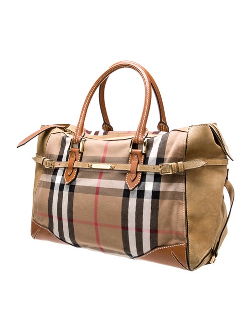 Burberry Canvas Weekender Bag
