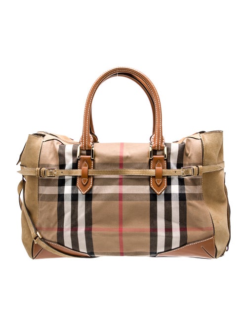Burberry Canvas Weekender Bag