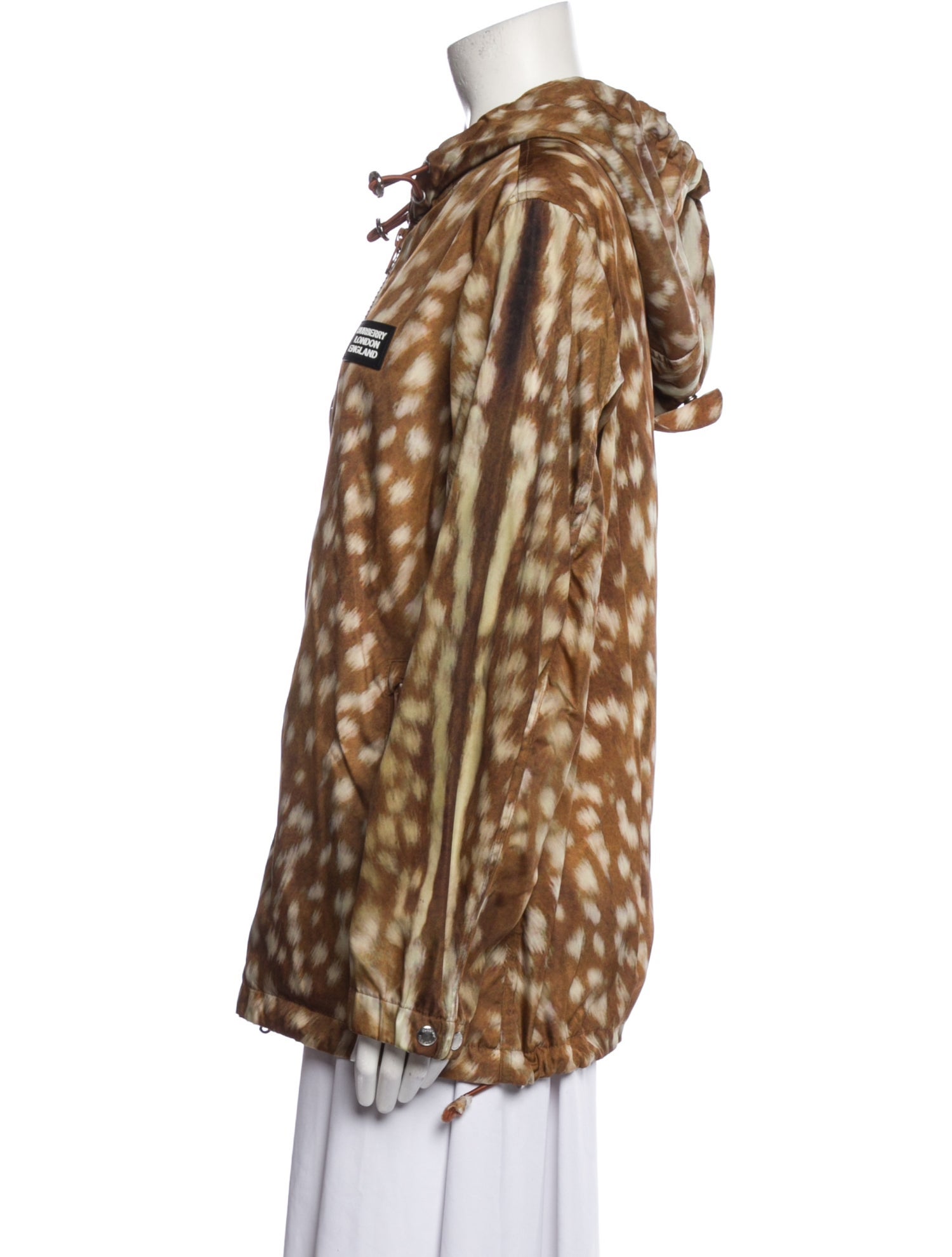 Burberry Nylon Animal Print Jacket