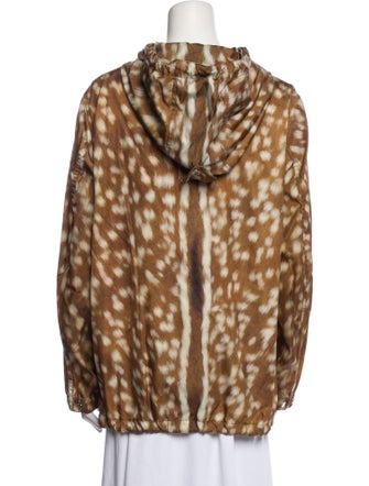 Burberry Nylon Animal Print Jacket