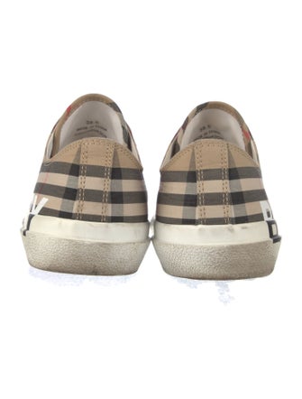 Burberry Canvas Printed Sneakers