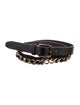 Burberry Skinny Leather Belt