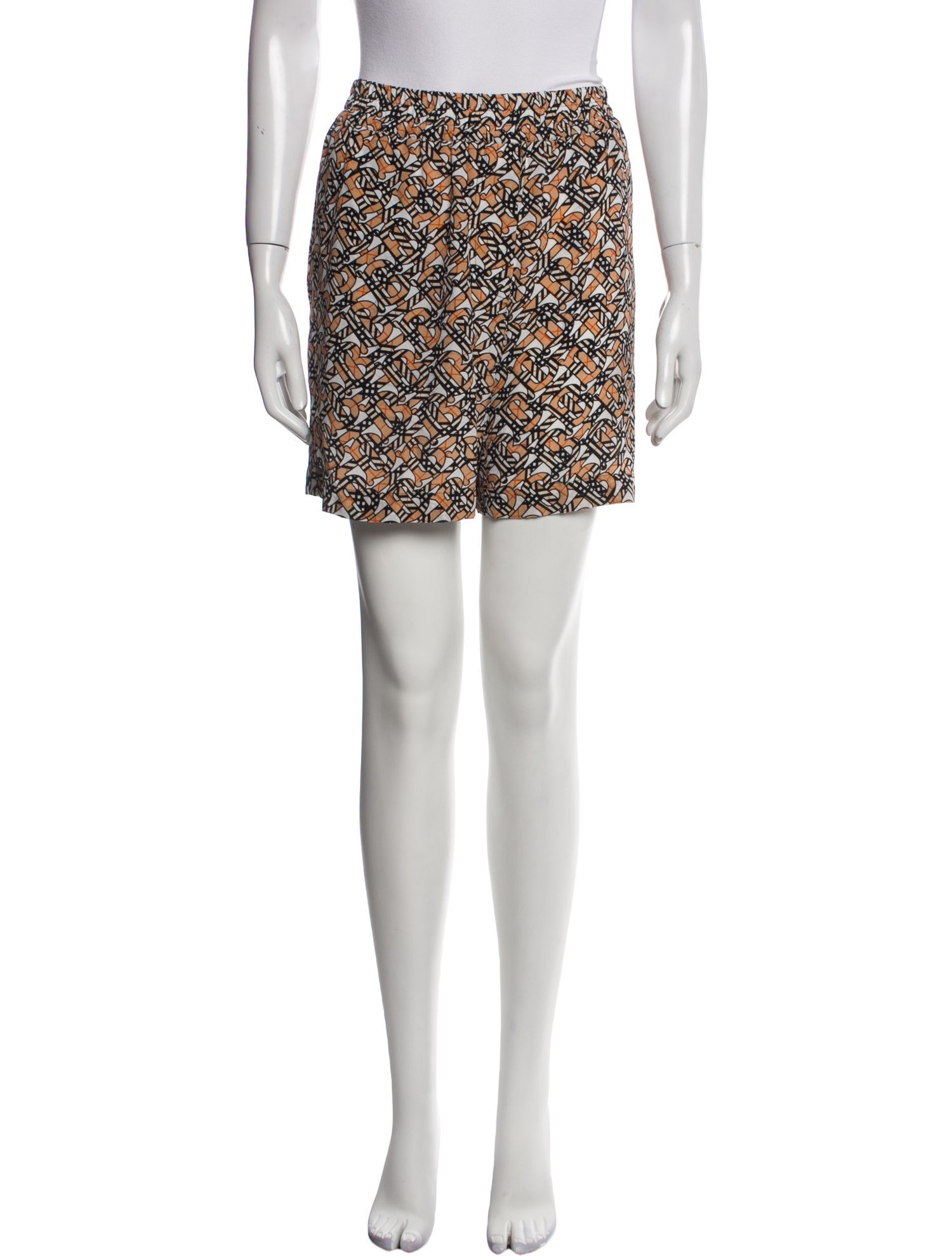 Burberry Silk Mini Shorts