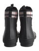 Burberry Rubber Plaid Print Rain Boots w/ Tags