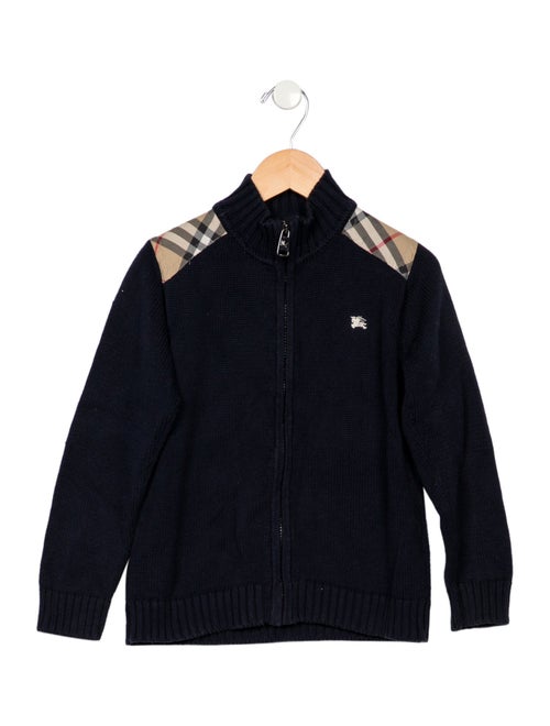 Burberry Toddler Boy's Zip Sweater