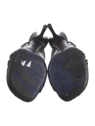 Burberry Leather Slides