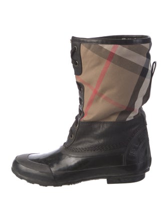 Burberry Rubber Printed Rain Boots