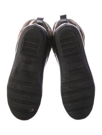 Burberry Rubber Printed Rain Boots