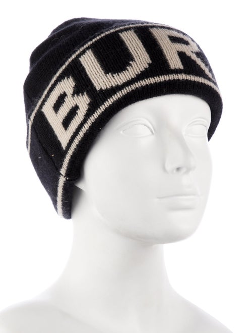 Burberry Cashmere Logo Knit Beanie