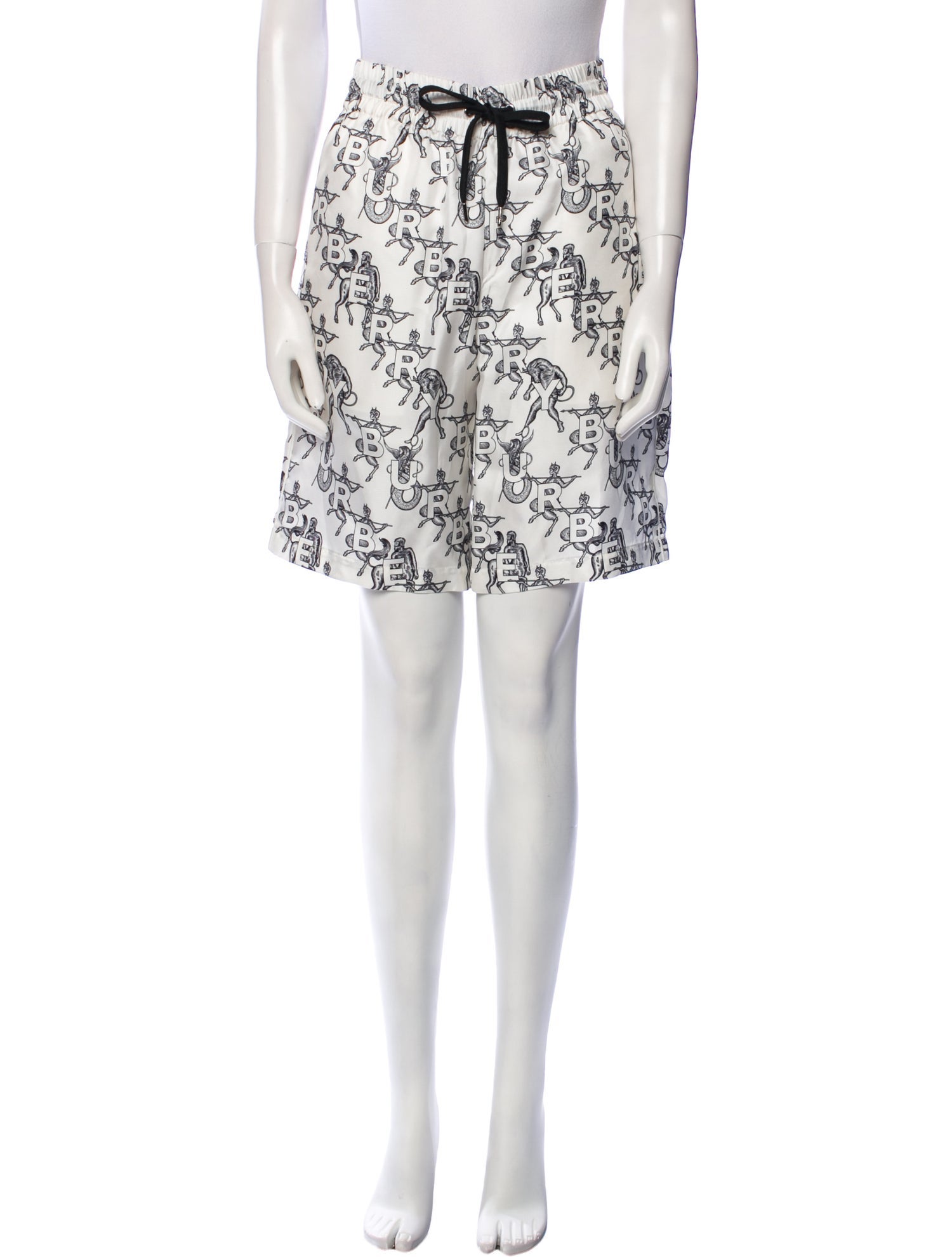 Burberry Silk Knee-Length Shorts