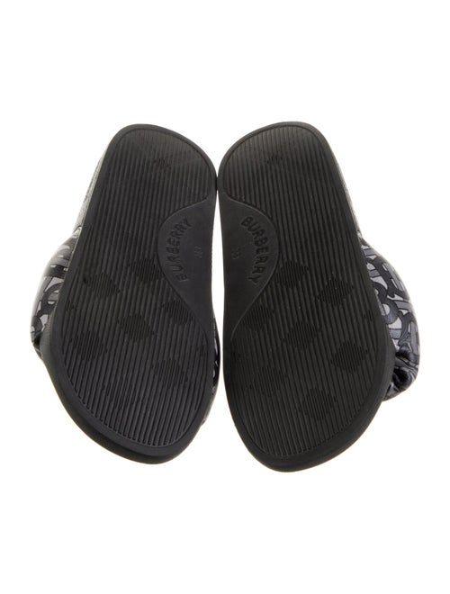 Burberry TB Monogram Leather Slides