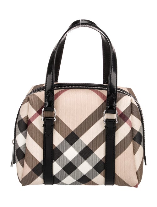 Burberry Super Nova Check Boston Small