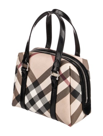 Burberry Super Nova Check Boston Small