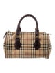Burberry Haymarket Check Top Handle Bag Small