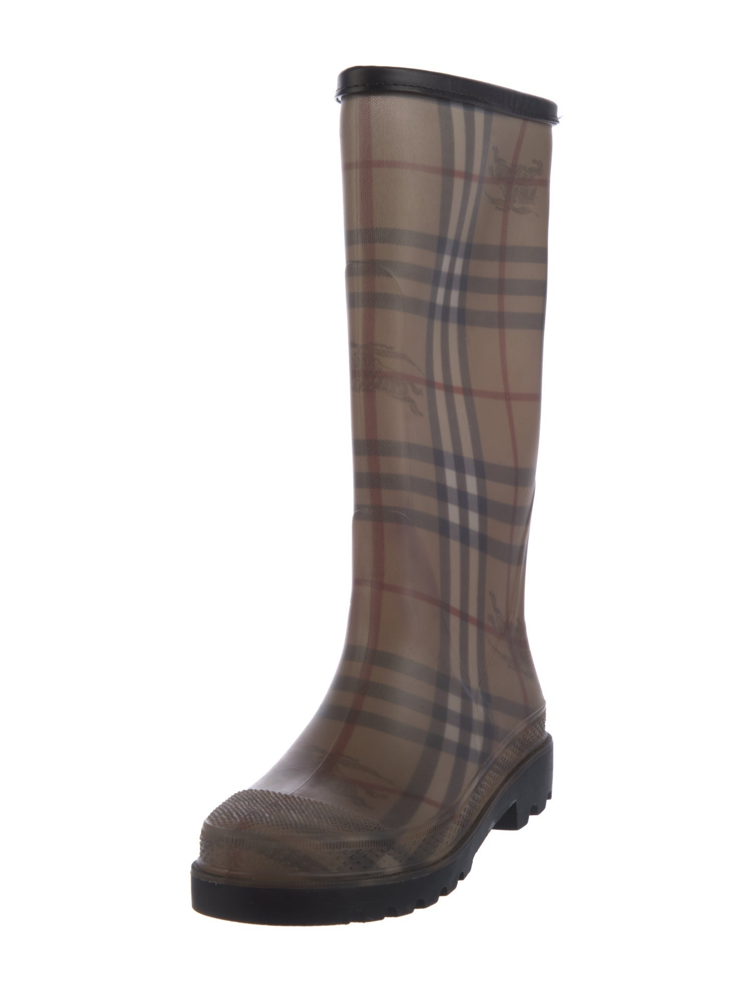 Burberry Rubber Printed Rain Boots