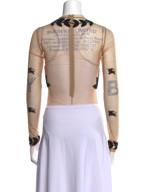 Burberry Printed Crew Neck Sweatshirt