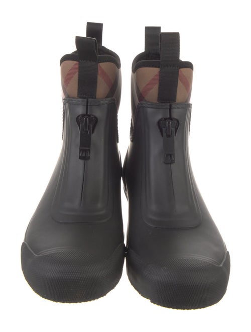 Burberry House Check Pattern Rubber Rain Boots