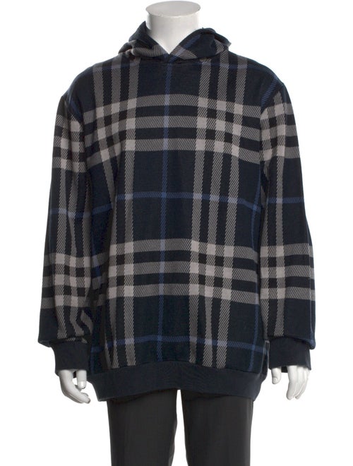 Burberry Nova Check Pattern Crew Neck Pullover