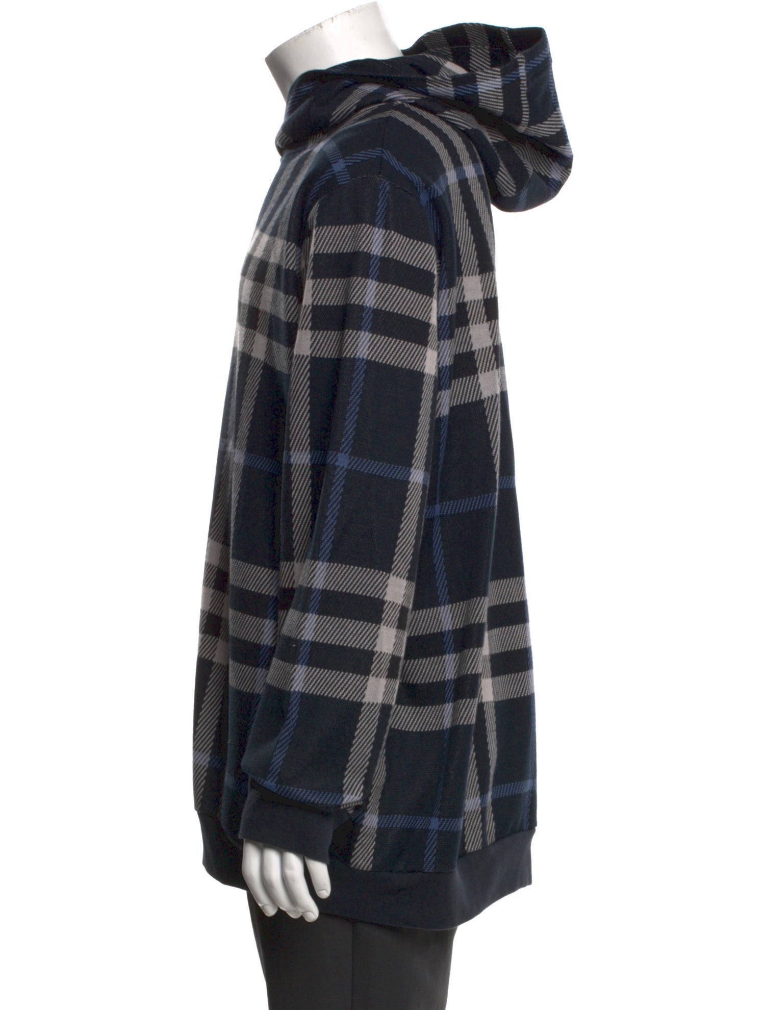 Burberry Nova Check Pattern Crew Neck Pullover