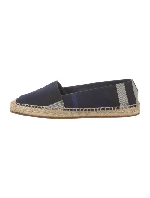 Burberry Nova Check Pattern Canvas Espadrilles