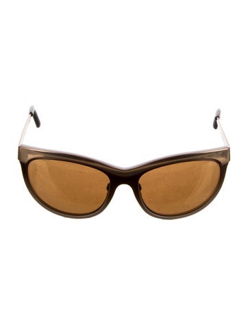 Burberry Sunglasses House Check Pattern Cat-Eye