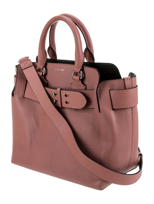 Burberry Leather Top Handle Bag