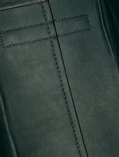 Burberry Leather Top Handle Bag