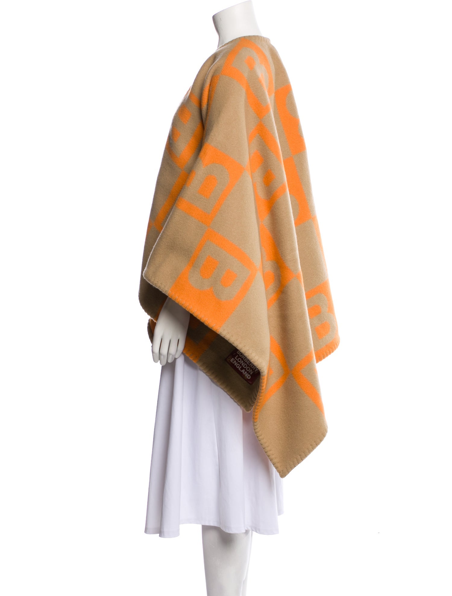 Burberry Wool Printed Shawl