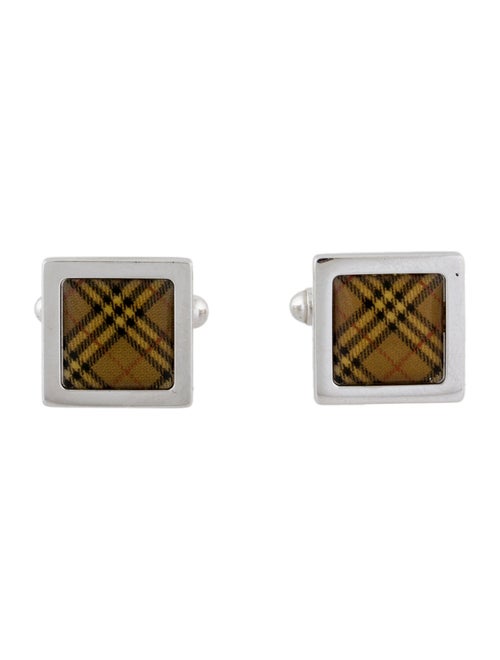 Burberry Enamel Square Cufflinks