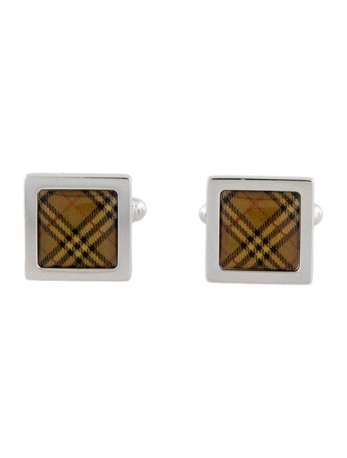 Burberry Enamel Square Cufflinks