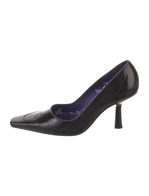 Burberry Exploded Check Pattern Patent Leather Pumps