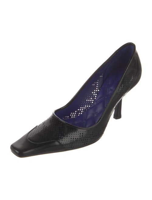 Burberry Exploded Check Pattern Patent Leather Pumps