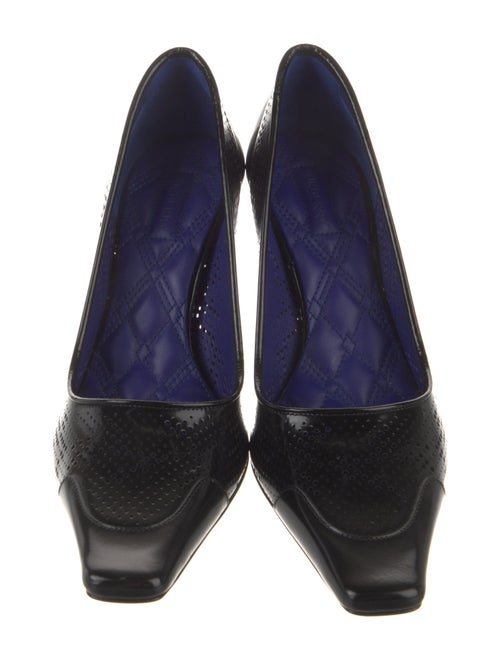 Burberry Exploded Check Pattern Patent Leather Pumps