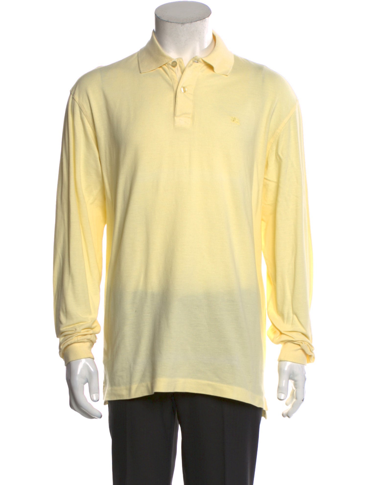 Burberry London Collar Long Sleeve Polo Shirt