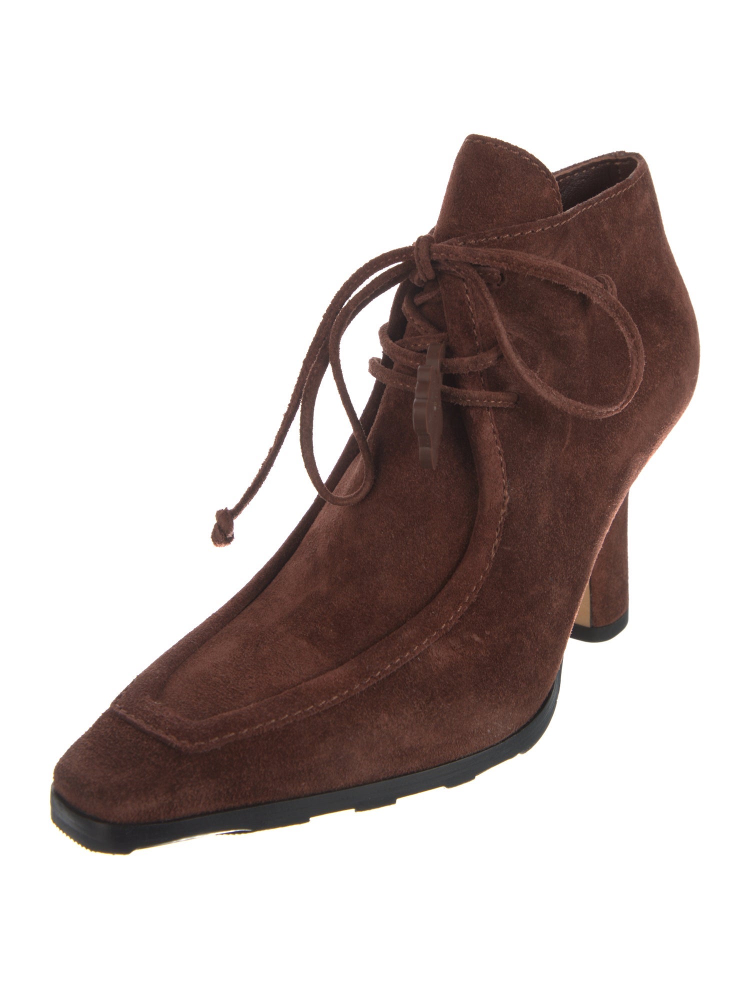 Burberry Prorsum Suede Lace-Up Boots