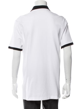 Burberry Striped Collar Polo Shirt