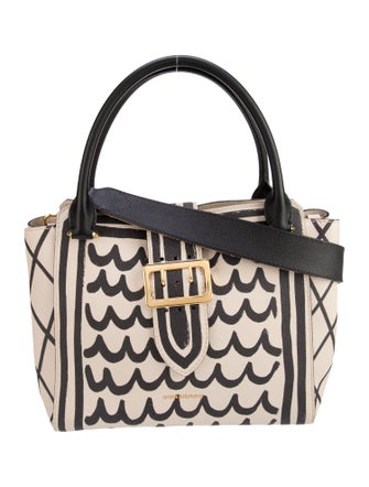 Burberry Leather Buckle Tote